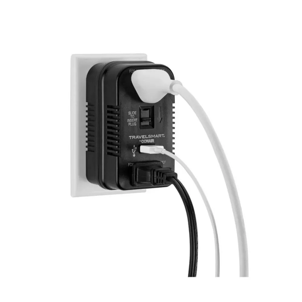 Travel Smart Black Voltage Converter